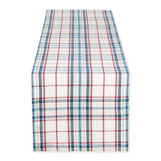 Lighthouse Plaid Table Runner 14" x 72"